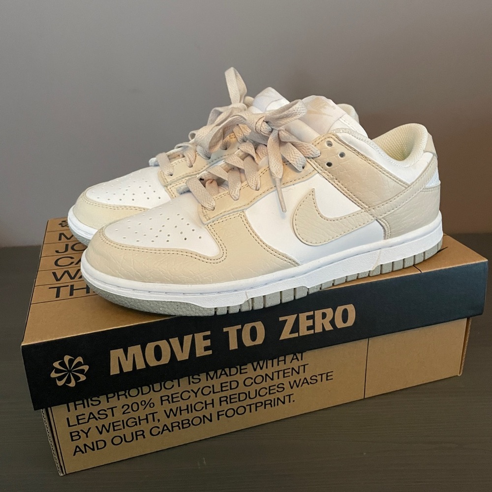 Nike Dunk Low Next to Nature White/ LT Orewood Brown